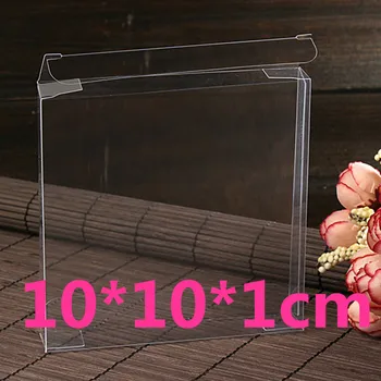 50Pcs/lot Plastic Clear PVC Candy Boxes for Packing Gifts and Display Goods for Showing 10*10*1cm Souvenirs Packing Decoration
50Pcs/lot Plastic Clear PVC Candy Boxes for Packing Gifts and Display Goods for Showing 10*10*1cm Souvenirs Packing Decoration