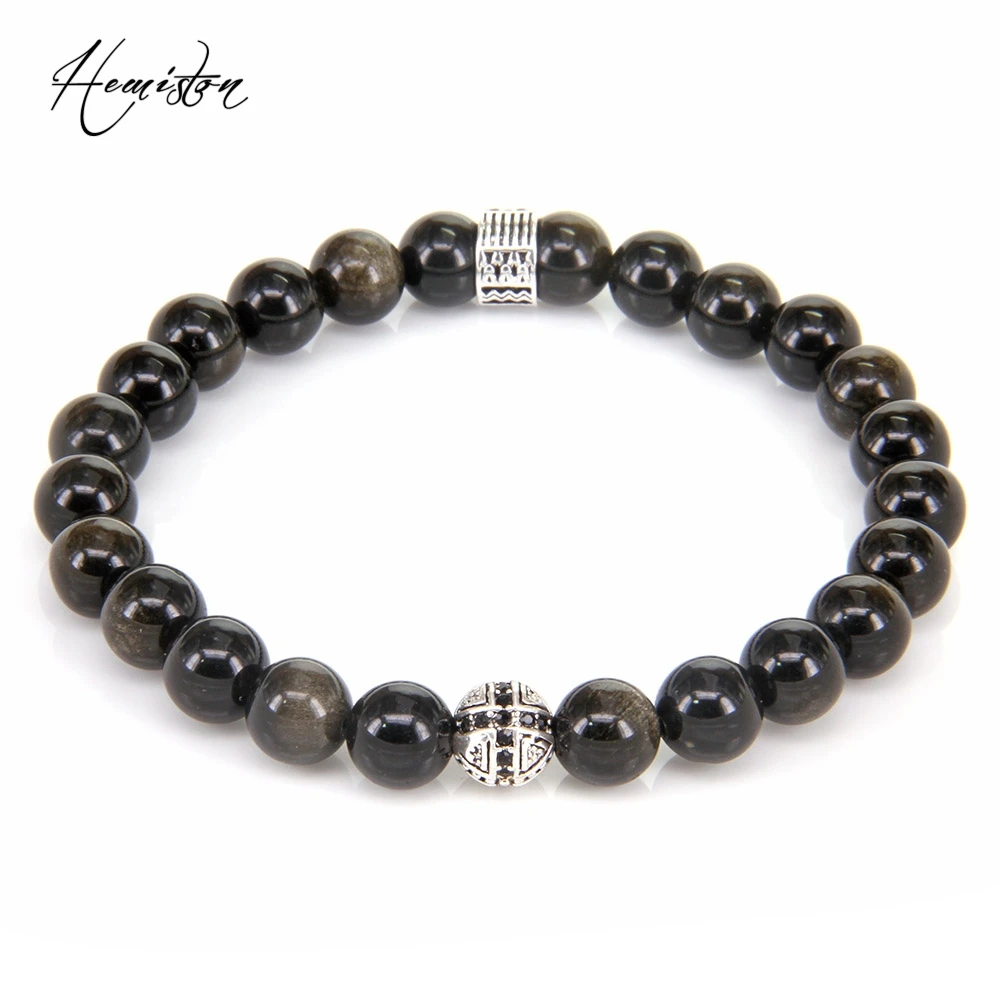 Thomas BLACK OBSIDIAN AND CROSS BEADS Hieroglyphic Ornamentation Elastic Bracelet, Rebel Heart Style Jewelry for Men TS B553
Thomas BLACK OBSIDIAN AND CROSS BEADS Hieroglyphic Ornamentation Elastic Bracelet, Rebel Heart Style Jewelry for Men TS B553