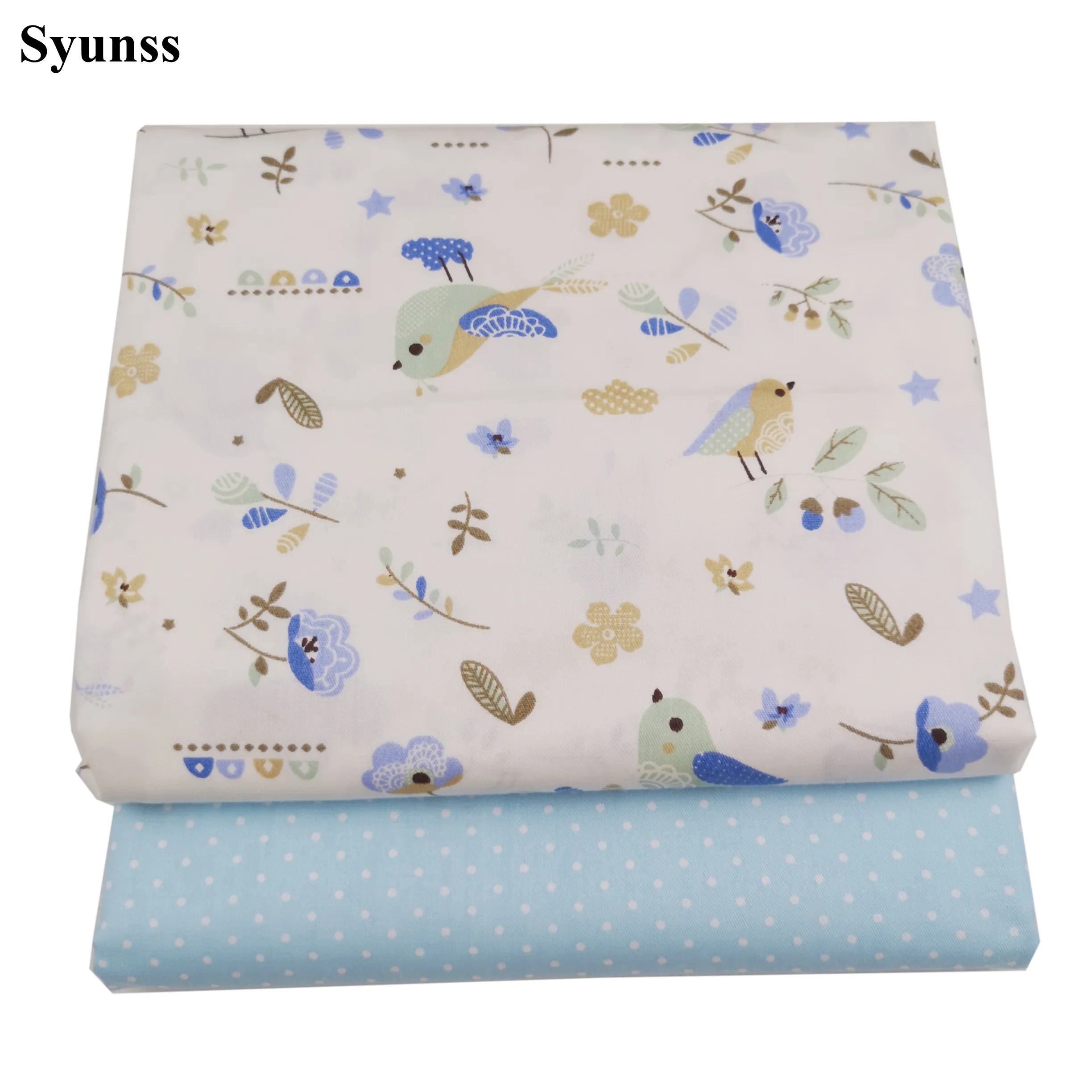 Syunss Blue Bird Floral Dot Printed Cotton Fabric DIY Tissue Patchwork Telas Sewing Baby Toy Bedding Quilting Tecido The Cloth
Syunss Blue Bird Floral Dot Printed Cotton Fabric DIY Tissue Patchwork Telas Sewing Baby Toy Bedding Quilting Tecido The Cloth