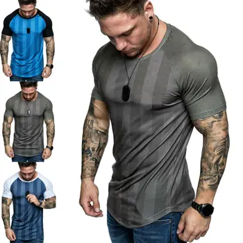 2019 Running T-Shirts Fashion Men's Casual Fit Short Sleeve Slim Muscle Bodybuilding T-shirt Tee Tops
2019 Running T-Shirts Fashion Men's Casual Fit Short Sleeve Slim Muscle Bodybuilding T-shirt Tee Tops