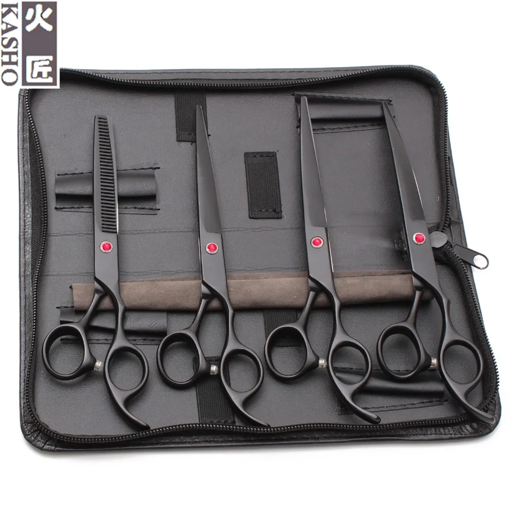 H3103 4Pcs Suit 7" Kasho Grooming Shears Cutting+Thinning+Up&Down Curved Shears Professional Pets Scissors Hairdresser For Dog
H3103 4Pcs Suit 7" Kasho Grooming Shears Cutting+Thinning+Up&Down Curved Shears Professional Pets Scissors Hairdresser For Dog