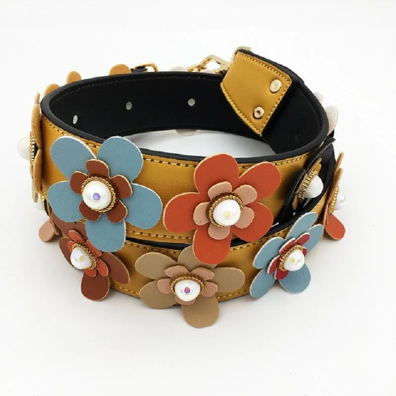 Leather Flowers Shoulder Strap For Bags Replacement Belts Handbag Designer Brand Accessories Belts Colorful Ladies Bag Parts
Leather Flowers Shoulder Strap For Bags Replacement Belts Handbag Designer Brand Accessories Belts Colorful Ladies Bag Parts