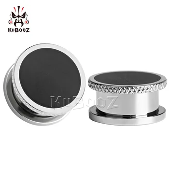 KUBOOZ Ear Gauges Piercing Plugs Tunnel Expander Screw Stainless Steel Body Jewelry Flange Black Rubber Studs Earring Gift 2PCS
KUBOOZ Ear Gauges Piercing Plugs Tunnel Expander Screw Stainless Steel Body Jewelry Flange Black Rubber Studs Earring Gift 2PCS