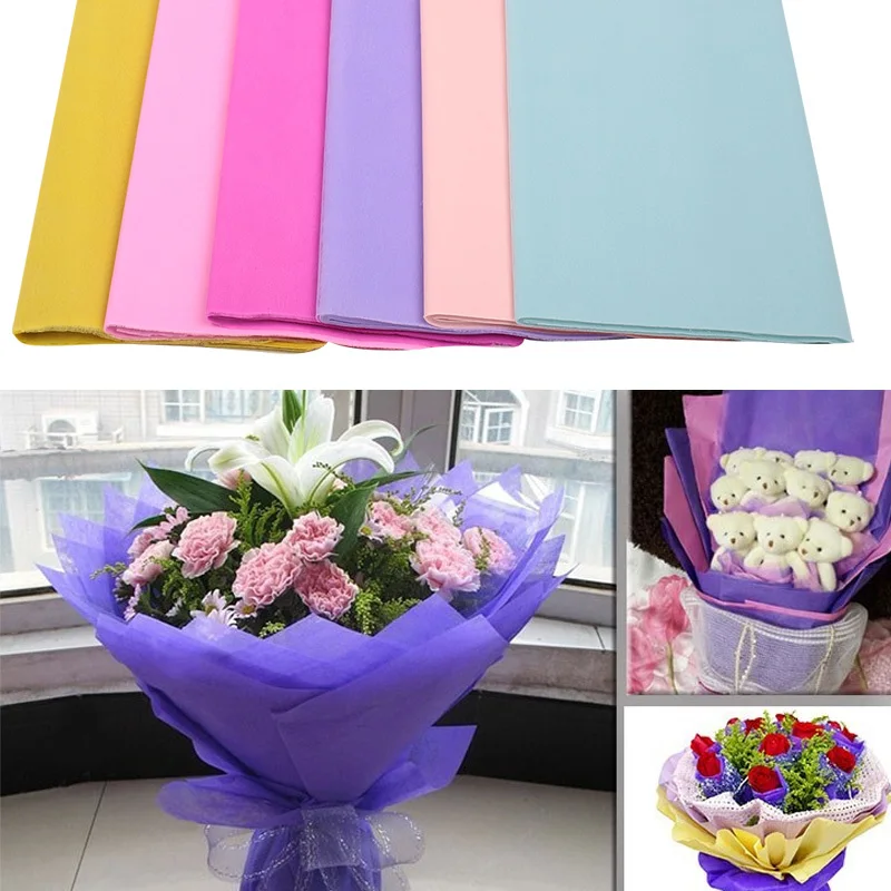 38pcs/lot Solid Color Flower Wrapping Paper Tissue Paper Texture Floral Wraps DIY Tissue Wrapping Paper Gift Packaging Bouquet
38pcs/lot Solid Color Flower Wrapping Paper Tissue Paper Texture Floral Wraps DIY Tissue Wrapping Paper Gift Packaging Bouquet