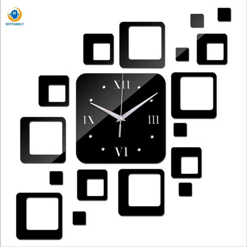 2018 Wall Clock Large Size Decorative Sticker 3d Modern Design DIY Mirror Quartz Needle Block Clock for Kitchen Home Living Room
2018 Wall Clock Large Size Decorative Sticker 3d Modern Design DIY Mirror Quartz Needle Block Clock for Kitchen Home Living Room