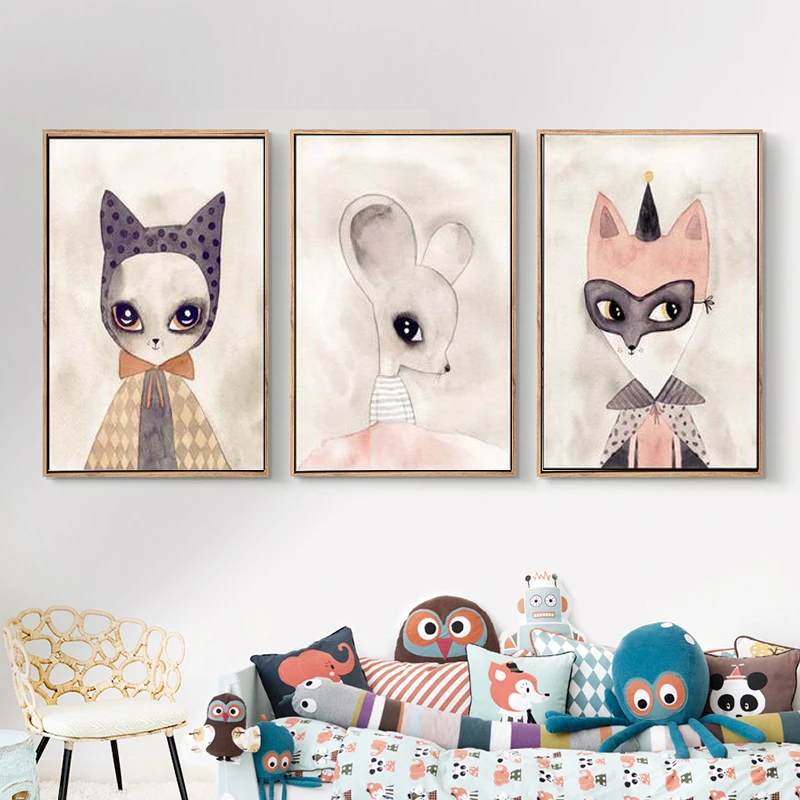 Animal oil canvas printing cartoon animation creative design mice cute masks crown cope cats fox best home decor sofa poster
Animal oil canvas printing cartoon animation creative design mice cute masks crown cope cats fox best home decor sofa poster
