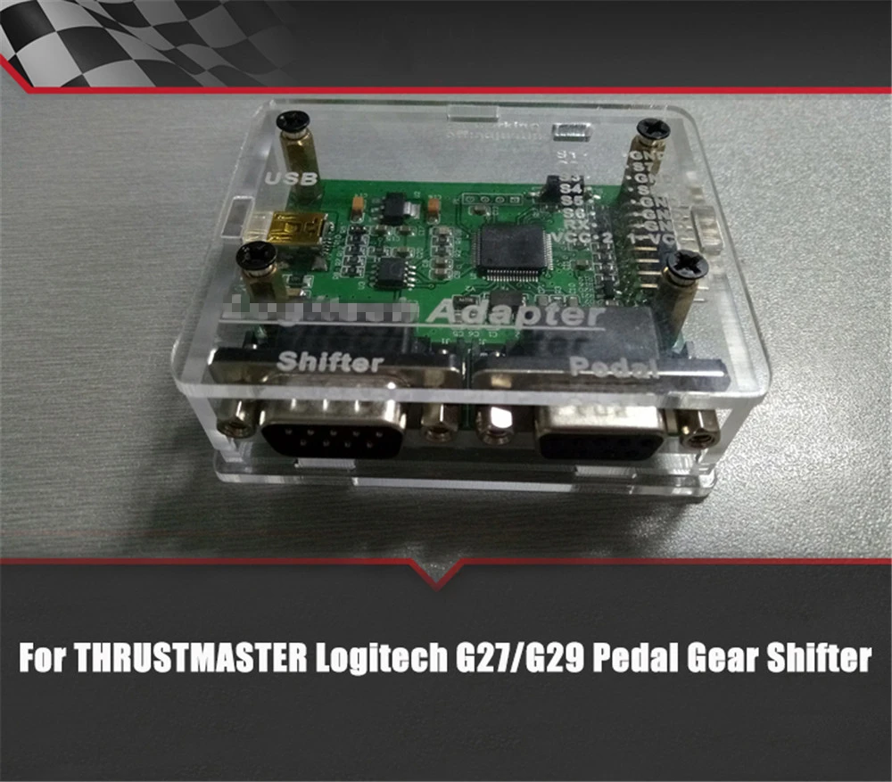 Converter Board Adapter For Thrustmaster Logitech G27/G29 Pedal Gear Shifter Racing car game USB Cable
Converter Board Adapter For Thrustmaster Logitech G27/G29 Pedal Gear Shifter Racing car game USB Cable