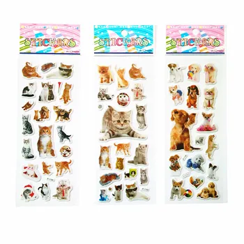 Scrapbook Sticker 3pcs/lot 3D Puffy Bubble Stickers Foam Reward stickers Party Favors for Kids Cute Craft Stickers cat and dog
Scrapbook Sticker 3pcs/lot 3D Puffy Bubble Stickers Foam Reward stickers Party Favors for Kids Cute Craft Stickers cat and dog