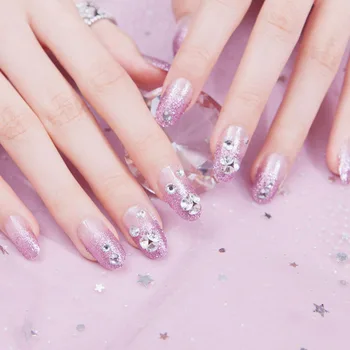 Fantasy Purple Shiny Diamond Paillette Art Nail Patches For Bride Manicure Tool Glitter Bling Fake Nail Tips For Girl
Fantasy Purple Shiny Diamond Paillette Art Nail Patches For Bride Manicure Tool Glitter Bling Fake Nail Tips For Girl