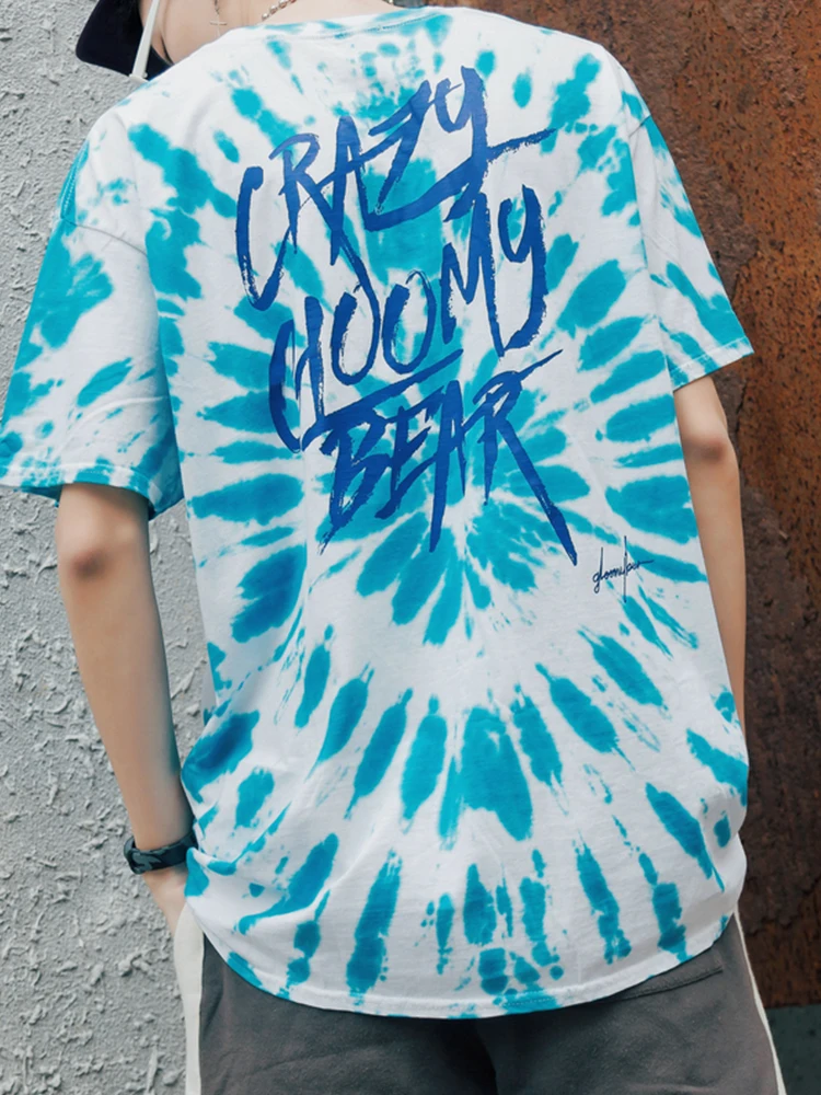 Crazy Gloomy Bear Tie Dyeing T-shirt Men 2019 Summer Crew Neck Paisley Street Dance Tshirts Cotton Men's Tee shirts Streetwear
Crazy Gloomy Bear Tie Dyeing T-shirt Men 2019 Summer Crew Neck Paisley Street Dance Tshirts Cotton Men's Tee shirts Streetwear