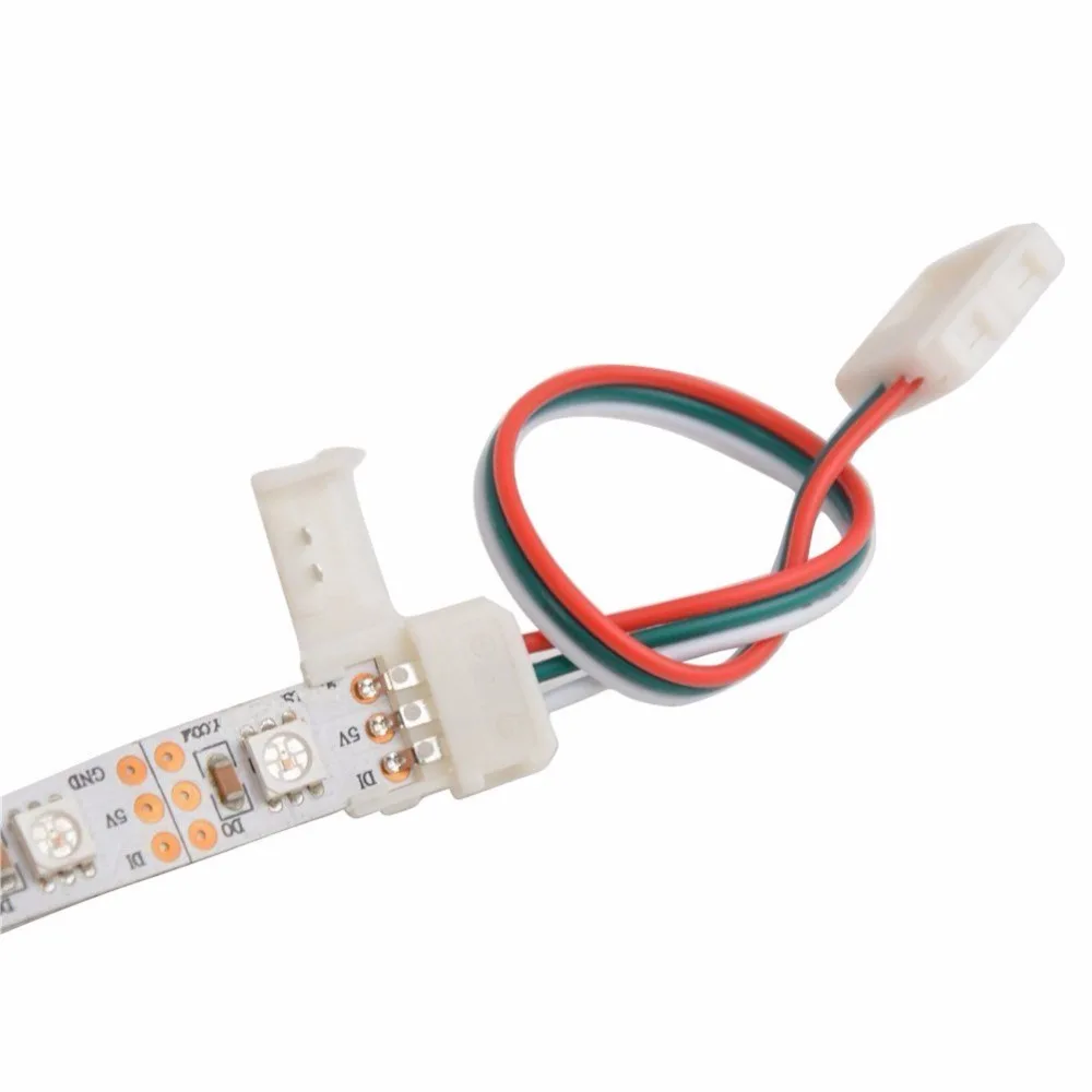 Mokungit 10pcs 3Pin 10mm Wide with 15cm Long Cable LED Strip Solderless DIY Connector Adapter for WS2811 WS2812B SK6812
Mokungit 10pcs 3Pin 10mm Wide with 15cm Long Cable LED Strip Solderless DIY Connector Adapter for WS2811 WS2812B SK6812