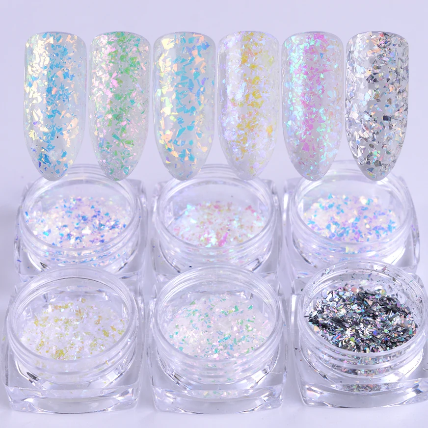 6 Box Irregular Snowflakes 3D Glitter Sequins Nail Glitter Holographic Winter Colorful Paillette Gel DIY Flakes Tools TRSH01-06
6 Box Irregular Snowflakes 3D Glitter Sequins Nail Glitter Holographic Winter Colorful Paillette Gel DIY Flakes Tools TRSH01-06