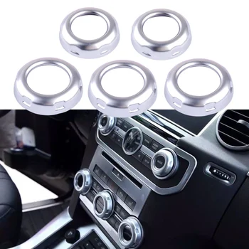DWCX 5Pcs Car Styling Chrome Dashboard Console Switch Button Ring Cover Trim fit for Land Rover Discovery 4 Range Rover Sport
DWCX 5Pcs Car Styling Chrome Dashboard Console Switch Button Ring Cover Trim fit for Land Rover Discovery 4 Range Rover Sport