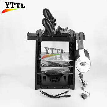 Vertical Stand & Game Disc Storage Holder with Cooling Fan For PS4 Controller Charging Station for PS4 Pro Slim
Vertical Stand & Game Disc Storage Holder with Cooling Fan For PS4 Controller Charging Station for PS4 Pro Slim
