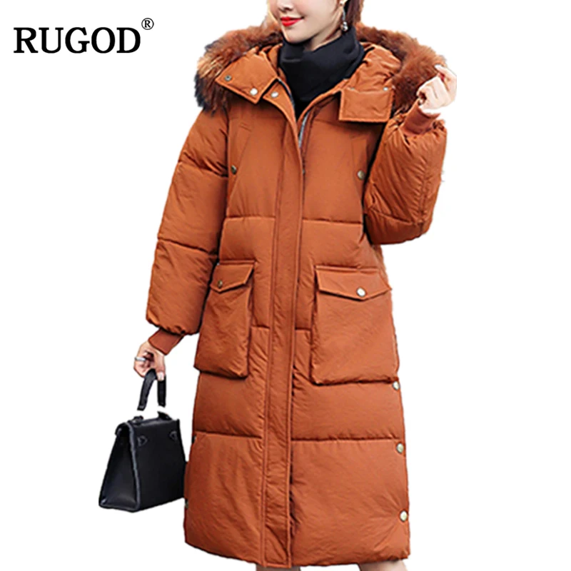 Rugod 2019 Women Winter Jacket Woman Parka Female Overcoat Artificial Furry Hooded Warm Cotton Padded Jacket Outwear Plus Size
Rugod 2019 Women Winter Jacket Woman Parka Female Overcoat Artificial Furry Hooded Warm Cotton Padded Jacket Outwear Plus Size