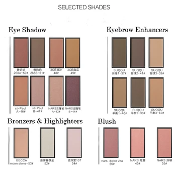 MEIS Brand Eye Shadow Palette New Style Professional Makeup DIY Eye Shadow Blush Eyebrow Enhancers Bronzers & Highlighters
MEIS Brand Eye Shadow Palette New Style Professional Makeup DIY Eye Shadow Blush Eyebrow Enhancers Bronzers & Highlighters