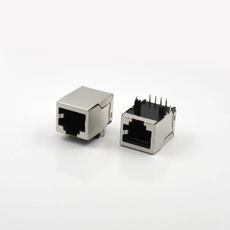 50 шт. RJ45 Кабельный соединитель сетевой разъем Jack 59-8P8C с экранированной