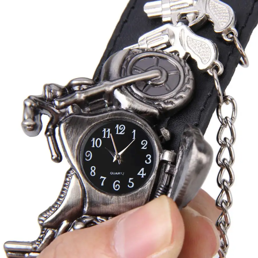 Punk Rock Chain Skull Women Men Bracelet Cuff Gothic Wrist Watch Man's Novelty Fashion Watch Black Leather Band Watch Men Watch
Punk Rock Chain Skull Women Men Bracelet Cuff Gothic Wrist Watch Man's Novelty Fashion Watch Black Leather Band Watch Men Watch