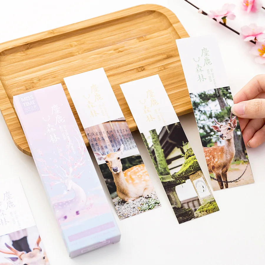 30 Sheets/pack Lovely Deer Vintage Style Bookmarks Retro Cardboard Bookmarks for Students Office
30 Sheets/pack Lovely Deer Vintage Style Bookmarks Retro Cardboard Bookmarks for Students Office