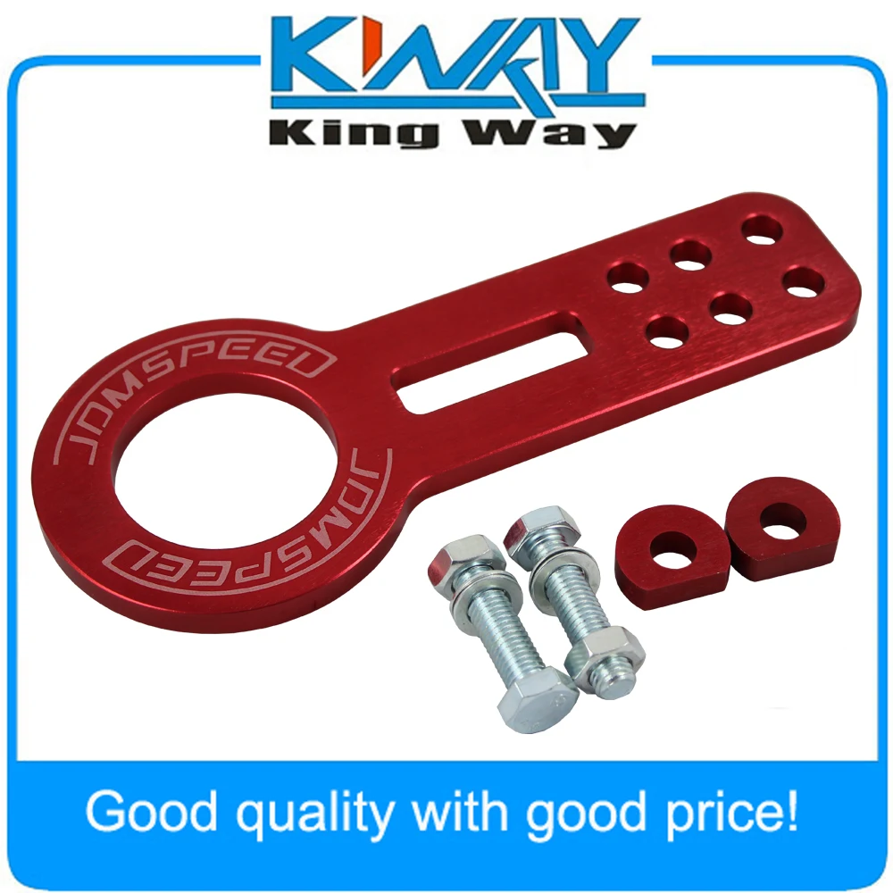 JDMSPEED Billet Aluminum Racing Front Rear Tow Hook Kit CNC JDM Anodized-Red Blue Black
JDMSPEED Billet Aluminum Racing Front Rear Tow Hook Kit CNC JDM Anodized-Red Blue Black