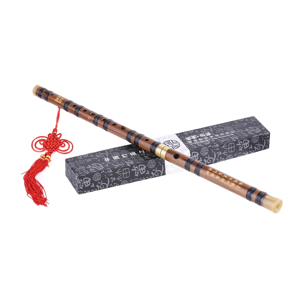 Фото Подключаемая бамбуковая канавка Dizi традиционная китайская | Бамбуковая флейта (33022892266)