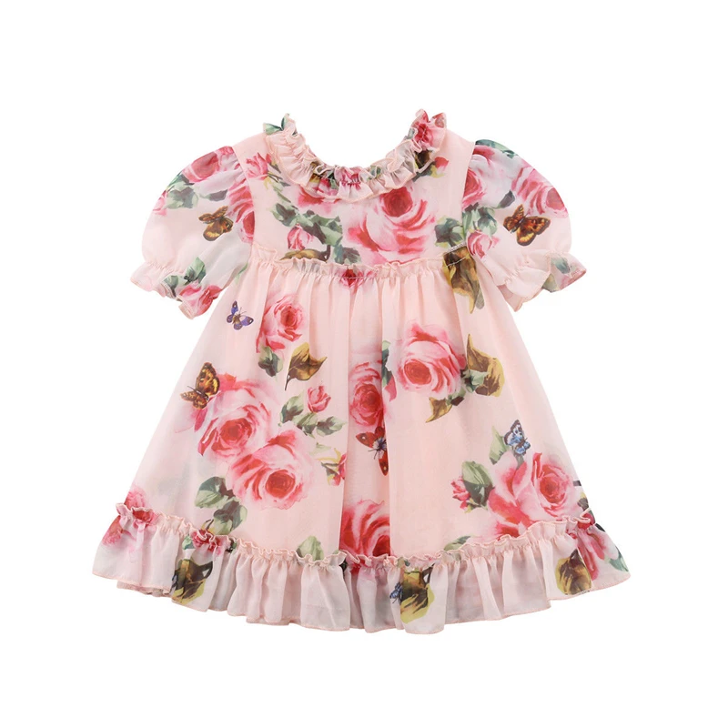 New Princess Girl Floral Tulle Dress Kid Baby Girl Flower Puff Sleeve Princess Wedding Party Pageant Chidlren Tulle Sundress
New Princess Girl Floral Tulle Dress Kid Baby Girl Flower Puff Sleeve Princess Wedding Party Pageant Chidlren Tulle Sundress