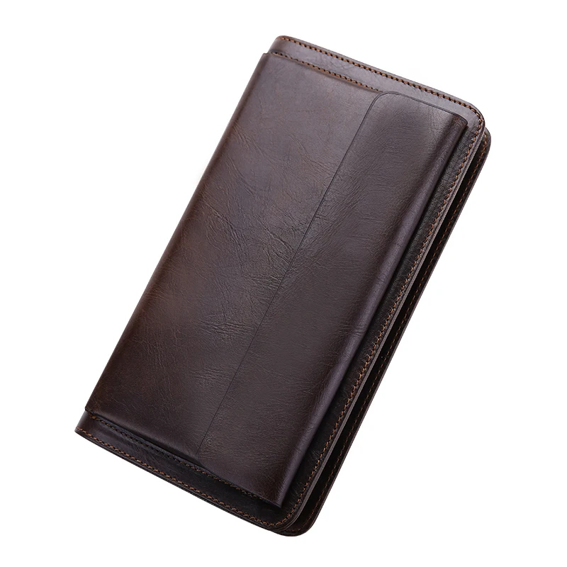 Premium 100% Cowhide Leather Long Large Capacity Men Wallets 2018 Brand Designer Male Purses Vintage Businessman Card Wallets
Premium 100% Cowhide Leather Long Large Capacity Men Wallets 2018 Brand Designer Male Purses Vintage Businessman Card Wallets