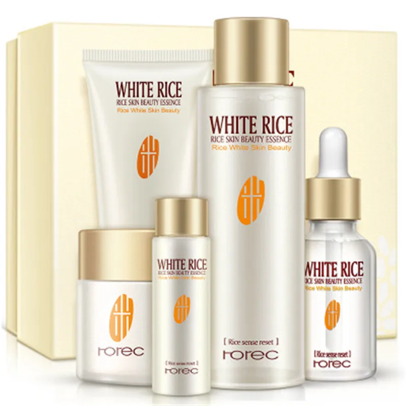 2018 HOREC 5cps Rice Nourishing Essence Facial Skin Care Set Cosmetics Moisture Skin Whitening Oil Control Cream
2018 HOREC 5cps Rice Nourishing Essence Facial Skin Care Set Cosmetics Moisture Skin Whitening Oil Control Cream