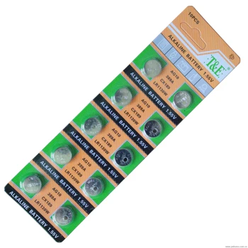 New T&E brand 10PCS AG10 LR1130 389 SR1130SW alkaline battery
New T&E brand 10PCS AG10 LR1130 389 SR1130SW alkaline battery
