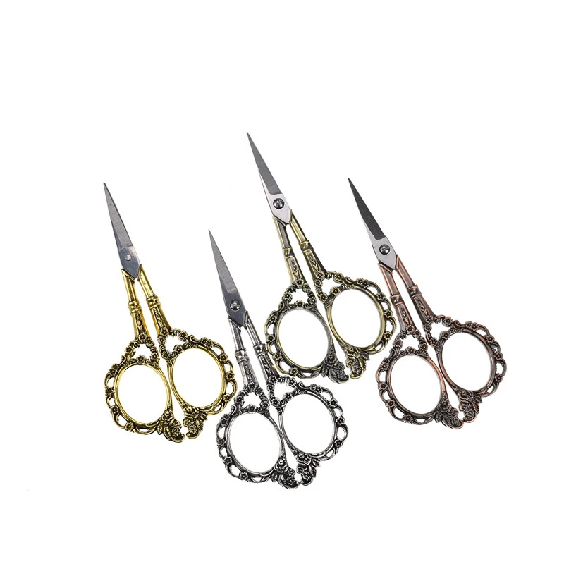1pc Vintage Scissors Flower Pattern Needlework Embroidery Stainless Steel Tailor's Scissor Thread Trimmer Arts Sewing accessorie
1pc Vintage Scissors Flower Pattern Needlework Embroidery Stainless Steel Tailor's Scissor Thread Trimmer Arts Sewing accessorie