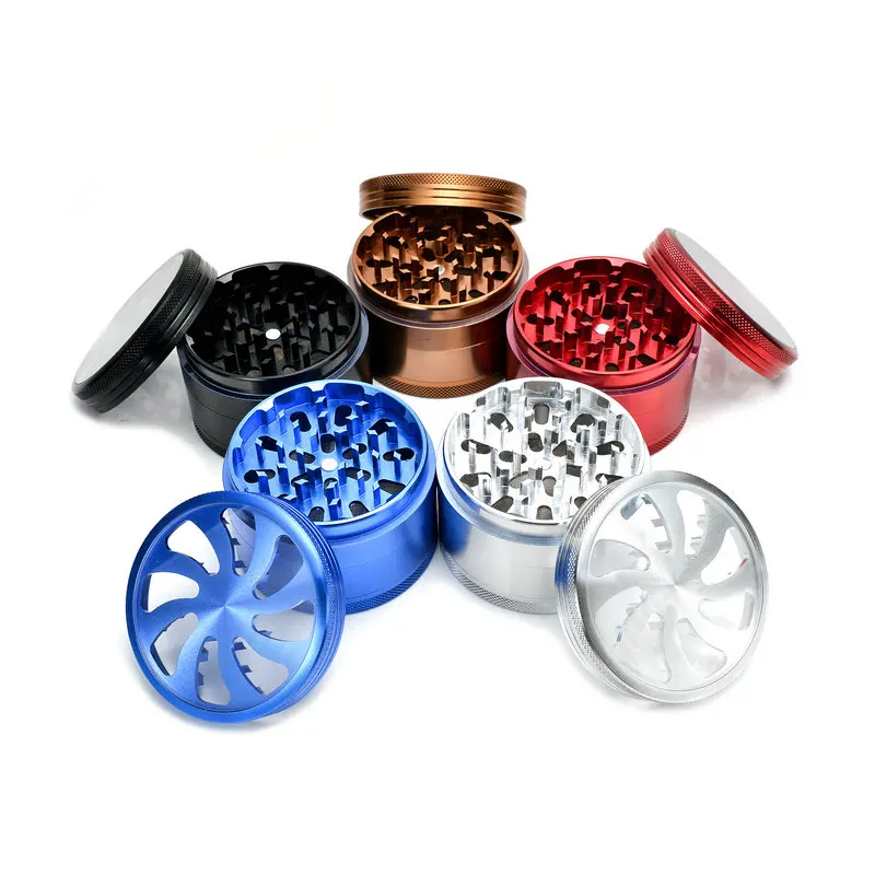 60mm diameter smoke 4 Layers Aluminium alloy herb Tobacco grinder tobacco cigarette Crusher hookah Cigarette accessories
60mm diameter smoke 4 Layers Aluminium alloy herb Tobacco grinder tobacco cigarette Crusher hookah Cigarette accessories