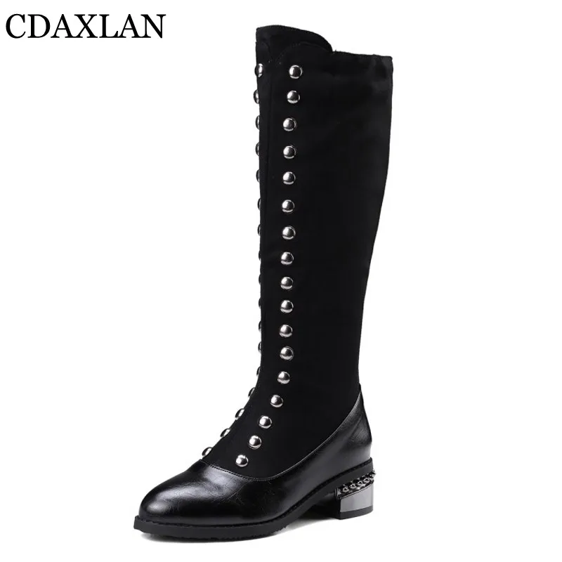 New to women's boots suede leatherett joined together pointed toe square mid-heels side zipper knee high boots autumn winter
New to women's boots suede leatherett joined together pointed toe square mid-heels side zipper knee high boots autumn winter
