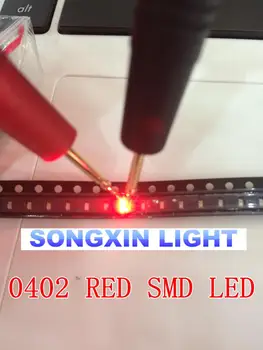 3000PCS 0402 1005 1.0X0.5mm red light SMD light-emitting diode SMD LED Lamp bead 620-625NM 1.0*0.5*0.35MM
3000PCS 0402 1005 1.0X0.5mm red light SMD light-emitting diode SMD LED Lamp bead 620-625NM 1.0*0.5*0.35MM
