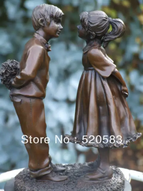 GIRL AND BOY PURE 100% GENUINE HOTCAST BRONZE STATUE ON MARBLE HEART SAPED BASE
GIRL AND BOY PURE 100% GENUINE HOTCAST BRONZE STATUE ON MARBLE HEART SAPED BASE
