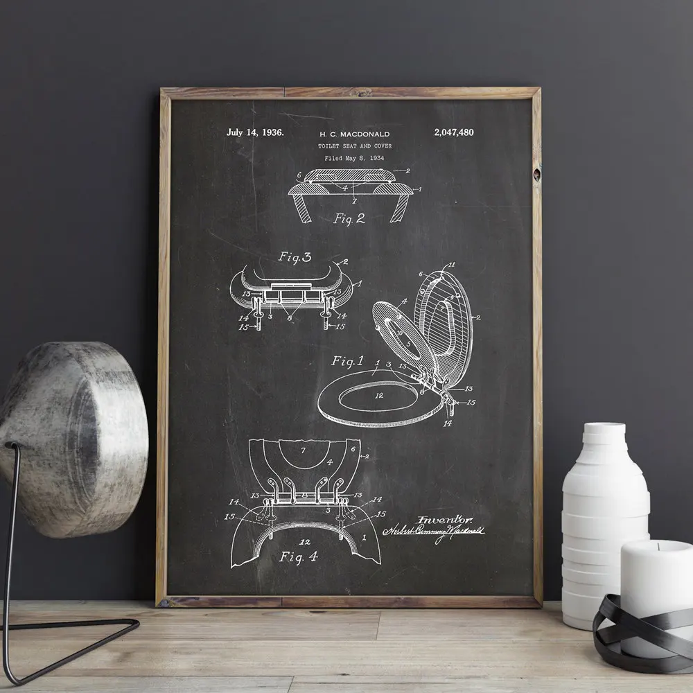 Toilet Seat Patent,Toilet Seat prints,Restroom,bathroom wall art,poster,home decor,vintage, blueprint,Patent print,gift,picture
Toilet Seat Patent,Toilet Seat prints,Restroom,bathroom wall art,poster,home decor,vintage, blueprint,Patent print,gift,picture