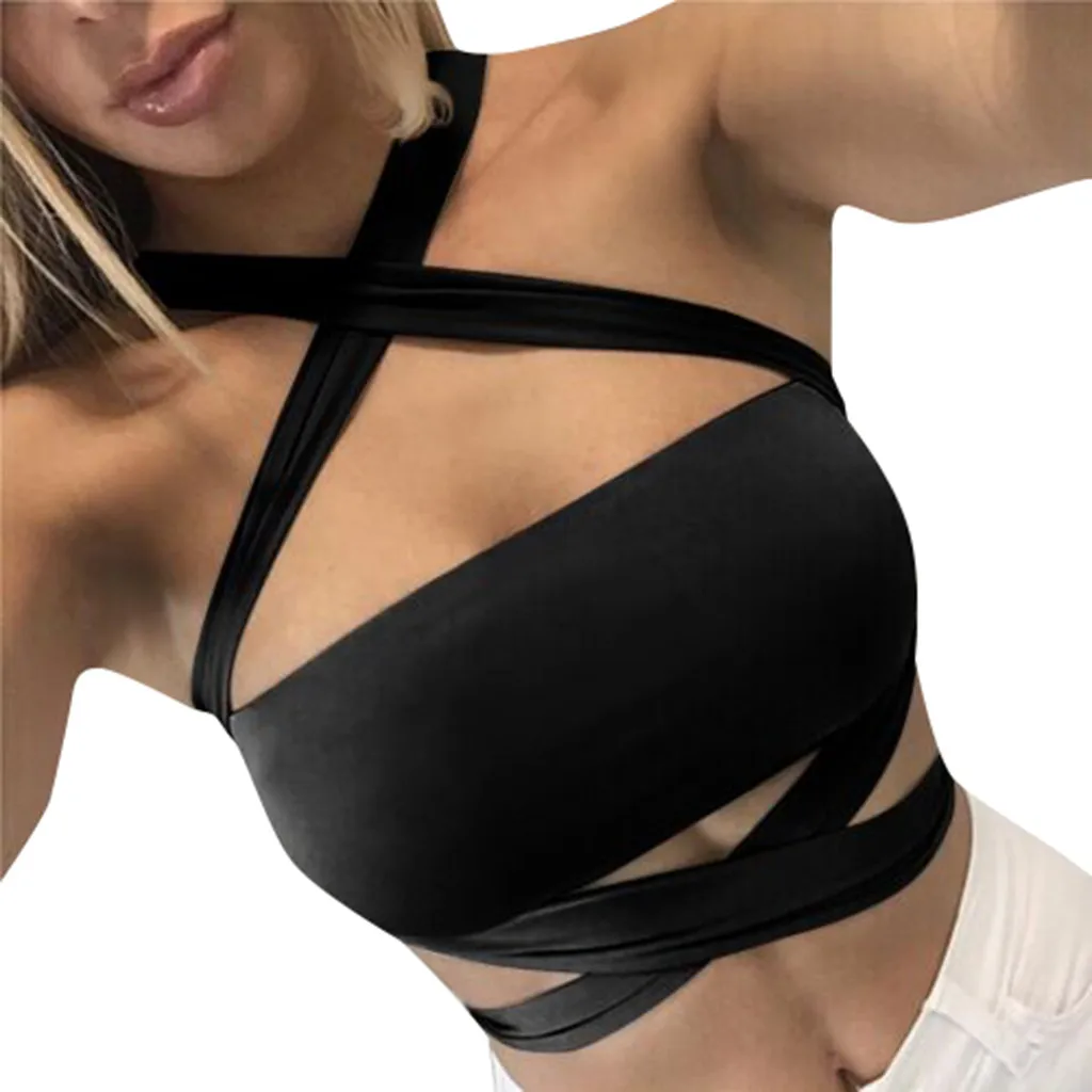 Women's Wild Vest Style Off The Shoulder Crop Tops Sequins Strapless Bra Tank Halter Tank Tops Short Ropa Mujer Verano 2019
Women's Wild Vest Style Off The Shoulder Crop Tops Sequins Strapless Bra Tank Halter Tank Tops Short Ropa Mujer Verano 2019