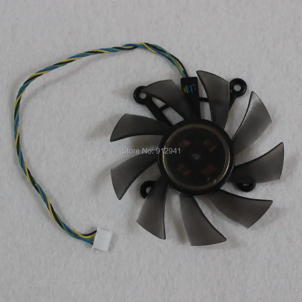 Сменный кулер для видеокарты R128015SU 75 мм 4x43 12 В 0.50A 4Pin ASUS HD5830 HD6850 GTS 260 450|cooler fan|video card