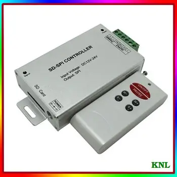 Led wireless remote SD card SPI controller, SPI signal RGB controler, DC12V-24V, free shipping
Led wireless remote SD card SPI controller, SPI signal RGB controler, DC12V-24V, free shipping