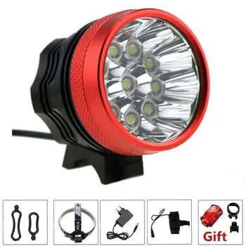 Headlight Bicycle Light 2 in1 18000 Lumen 9x CREE XM-L2 LED Bike Light Lamp Headlamp 8.4V 18650 battery pack EU/AU/US/UK Charger
Headlight Bicycle Light 2 in1 18000 Lumen 9x CREE XM-L2 LED Bike Light Lamp Headlamp 8.4V 18650 battery pack EU/AU/US/UK Charger