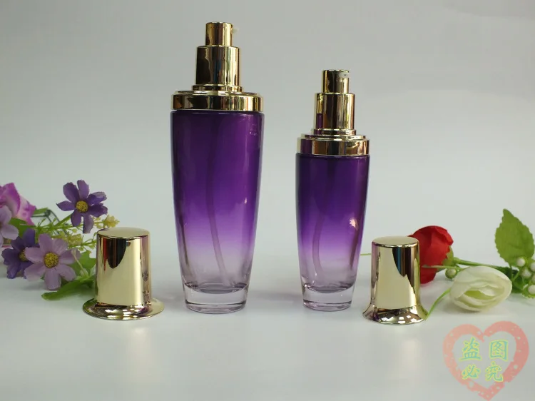 100pcs wholesale 50 ml glass empty bottle for lotion ,50 ml purple glass cream bottle with gold cap, glass cosmetic bottles
100pcs wholesale 50 ml glass empty bottle for lotion ,50 ml purple glass cream bottle with gold cap, glass cosmetic bottles
