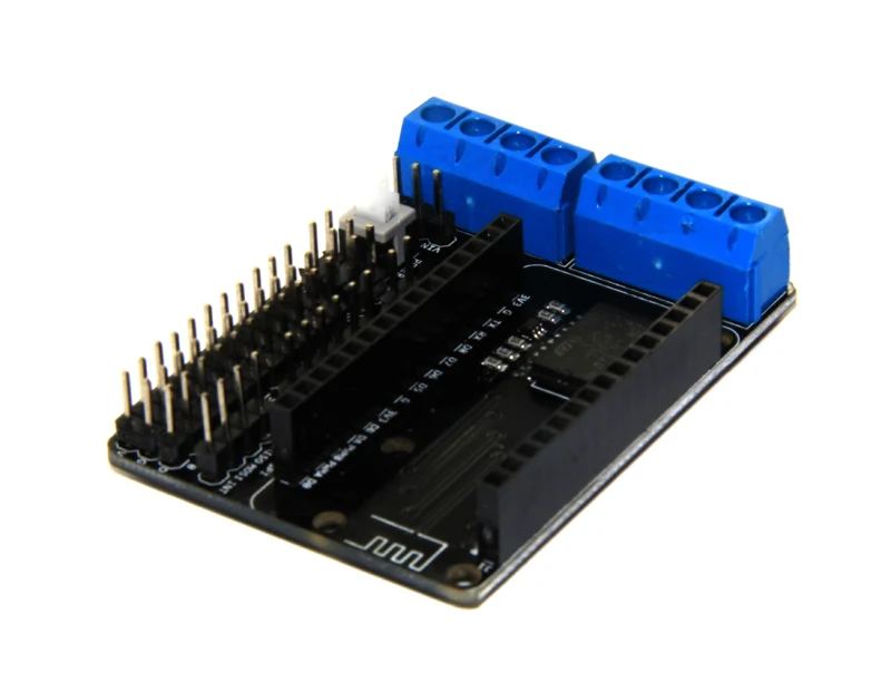 NodeMCU Motor Shield Board L293D for ESP-12E from ESP8266 esp 12E kit diy rc toy wifi rc smart car remote control
NodeMCU Motor Shield Board L293D for ESP-12E from ESP8266 esp 12E kit diy rc toy wifi rc smart car remote control