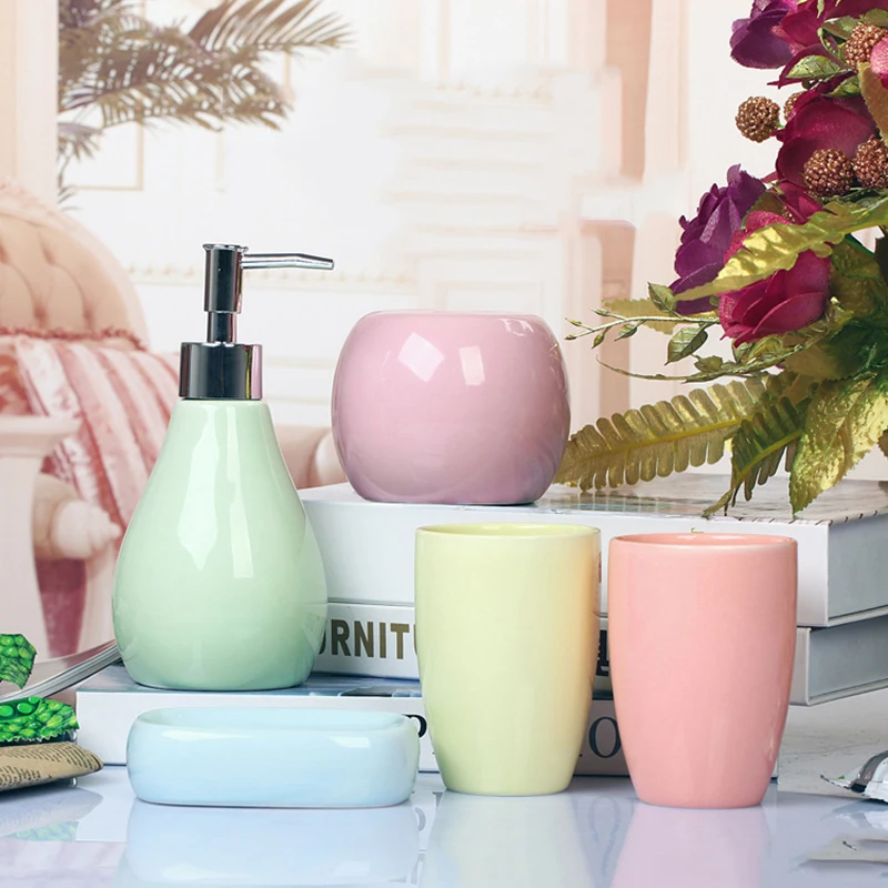 5PCS high quality ceramic bathroom set fashion toothbrush set electric toothbrush holder home bathroom decoration accessories
5PCS high quality ceramic bathroom set fashion toothbrush set electric toothbrush holder home bathroom decoration accessories