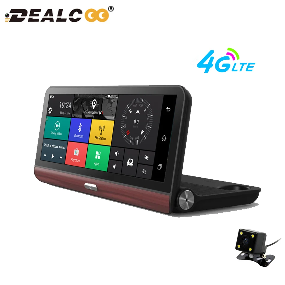 Dealcoo 8 Inch 4G font b Car b font font b DVR b font GPS Navigation