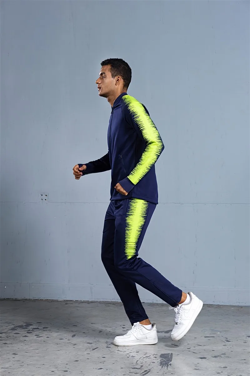 HOWE AO coat Adult Men Soccer Jerseys Set Jogging clothing jacket pants sports suit wear Running football Training Tracksuit HOWE AO coat Adult Men Soccer Jerseys Set Jogging clothing jacket pants sports suit wear Running football Training Tracksuit