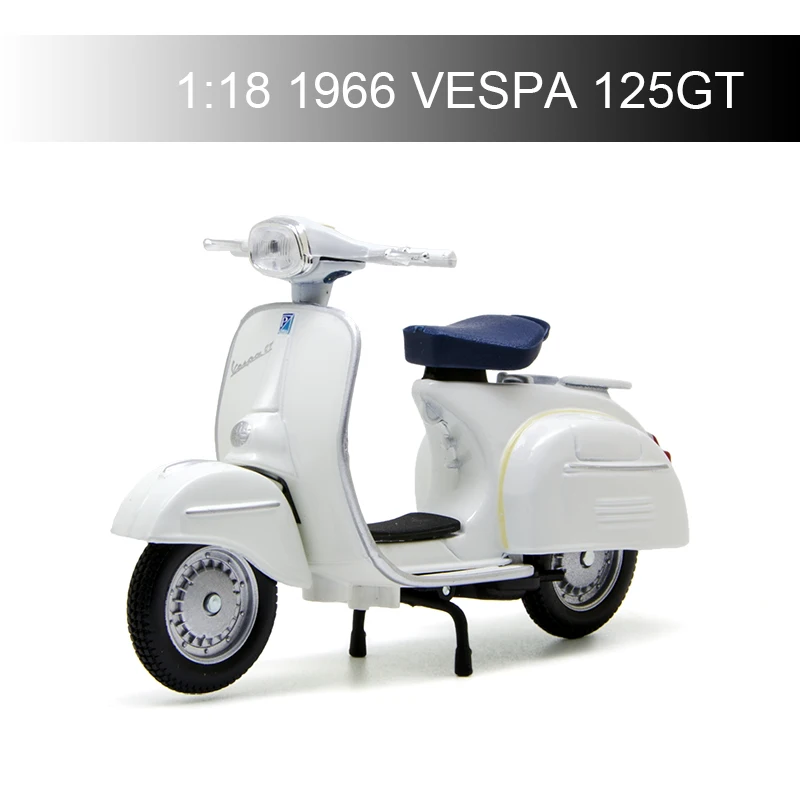 Maisto 1966 VESPA 125GT VESPA Piaggio 1:18 Motorcycle Models model bike Base Diecast Moto Children Toy For Gift Collection
Maisto 1966 VESPA 125GT VESPA Piaggio 1:18 Motorcycle Models model bike Base Diecast Moto Children Toy For Gift Collection