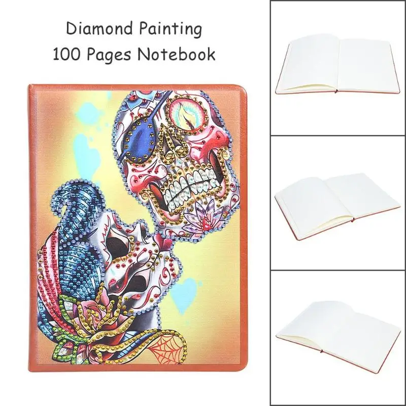 DIY Skull Special Shaped Diamond Painting 100 Pages A5 Notebook Diary Book Embroidery Cross Stitch Scrapbooking Album Craft Gif
DIY Skull Special Shaped Diamond Painting 100 Pages A5 Notebook Diary Book Embroidery Cross Stitch Scrapbooking Album Craft Gif