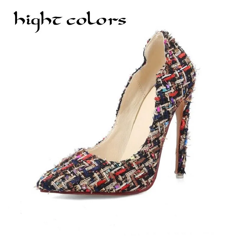 2019 Spring New Shallow Mouth Spell Color High Heels Shoes Slip On Women Pumps Elegant Pointed Toe Ladies Shoes Female 40 45
2019 Spring New Shallow Mouth Spell Color High Heels Shoes Slip On Women Pumps Elegant Pointed Toe Ladies Shoes Female 40 45