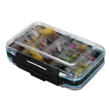 64pcs Dry Flies Bass Salmon Trouts Nymph and Streamer Fly Fishing flies Kit Waterproof Fly Box for Trout Fly Fishing
64pcs Dry Flies Bass Salmon Trouts Nymph and Streamer Fly Fishing flies Kit Waterproof Fly Box for Trout Fly Fishing