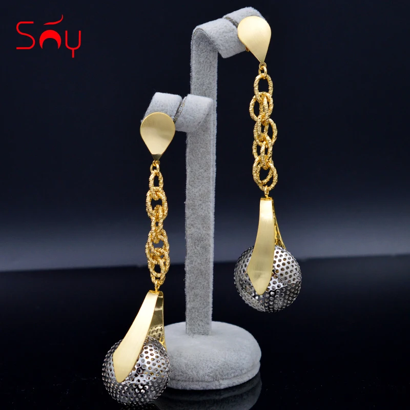 Sunny Jewelry Hot Selling Big Ball Earrings For Women Long Drop Dangle Earrings Dubai Fashion Earrings For Party Wedding Jewelry
Sunny Jewelry Hot Selling Big Ball Earrings For Women Long Drop Dangle Earrings Dubai Fashion Earrings For Party Wedding Jewelry