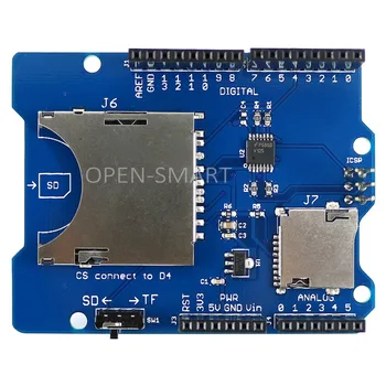 SD Card Shield SD Card Read and Write module MicroSD / TF Card Extension Board for Arduino
SD Card Shield SD Card Read and Write module MicroSD / TF Card Extension Board for Arduino
